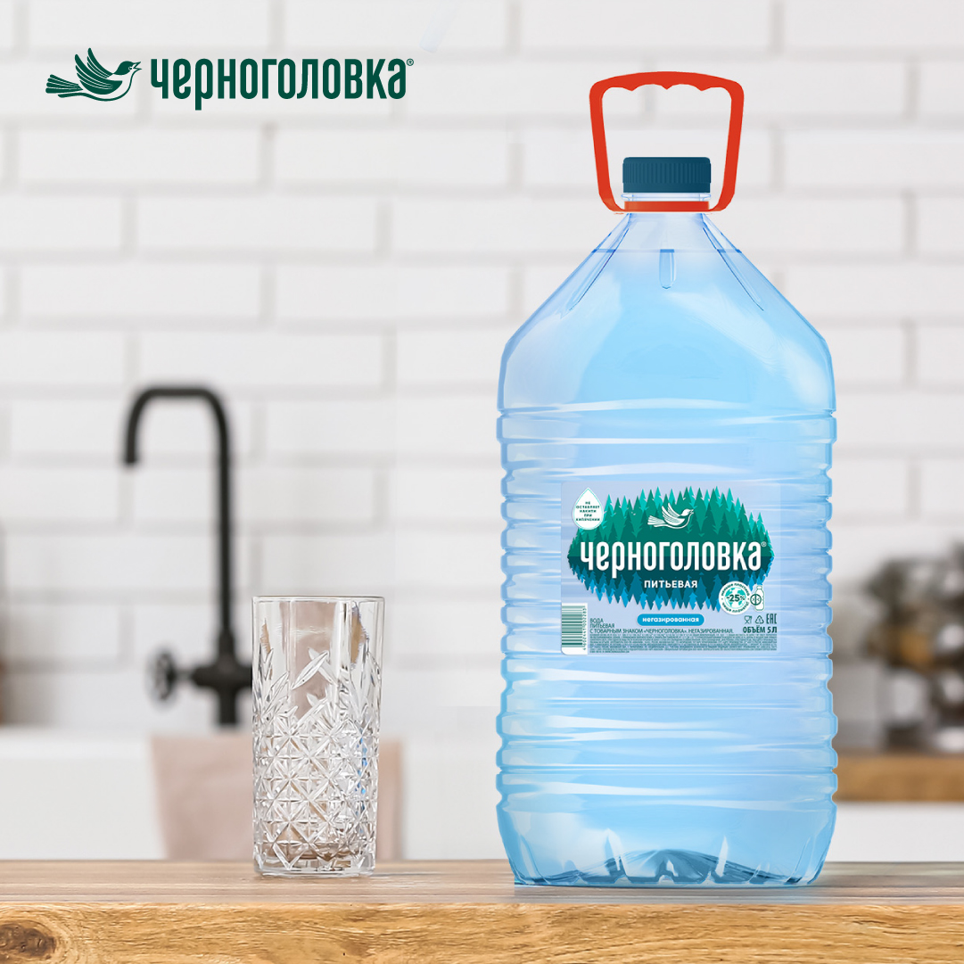 Вода питьевая ЧЕРНОГОЛОВКА 5,0 л