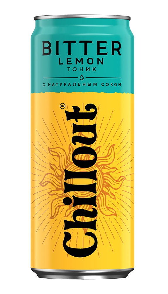 Тоник газированный «ChillOut Биттер Лимон» 0,33 л, ж/б