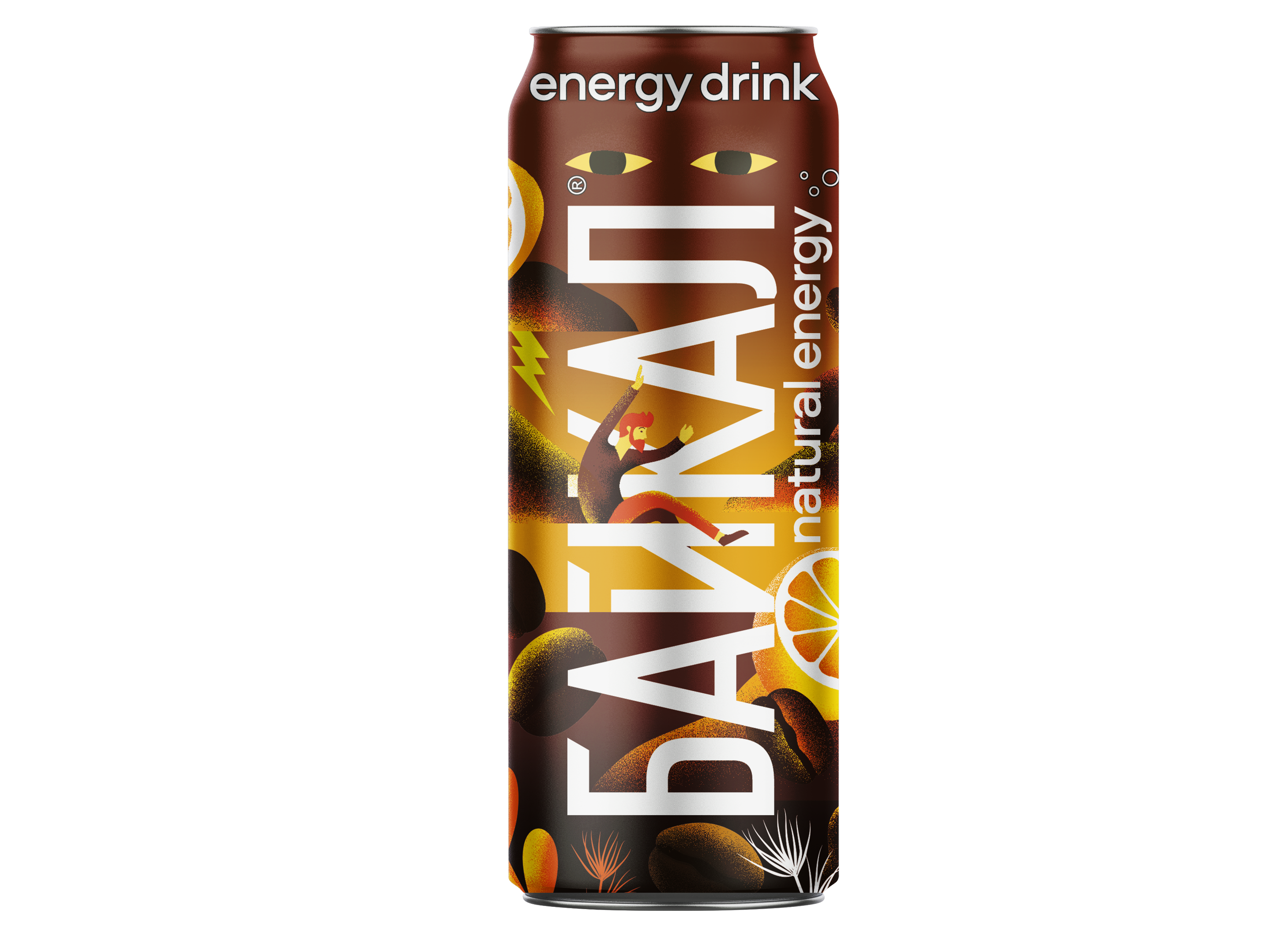 Энергетик БАЙКАЛ natural energy кофе-лимон 0,45 л, ж/б