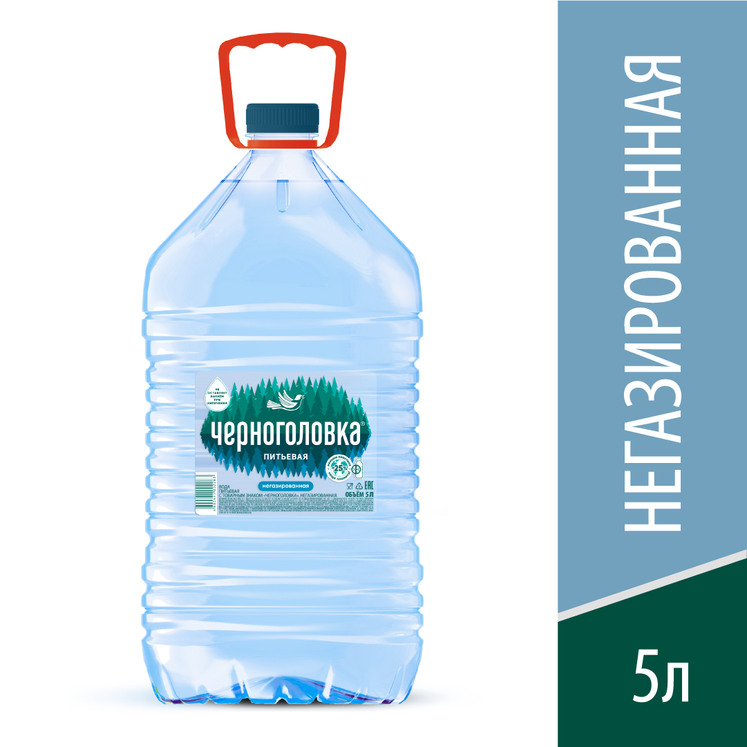 Вода питьевая ЧЕРНОГОЛОВКА 5,0 л