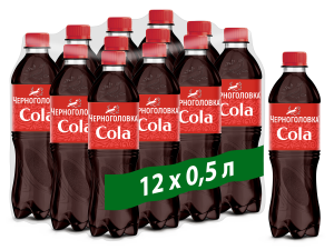 ЧЕРНОГОЛОВКА Кола 0,5 л, газ, ПЭТ