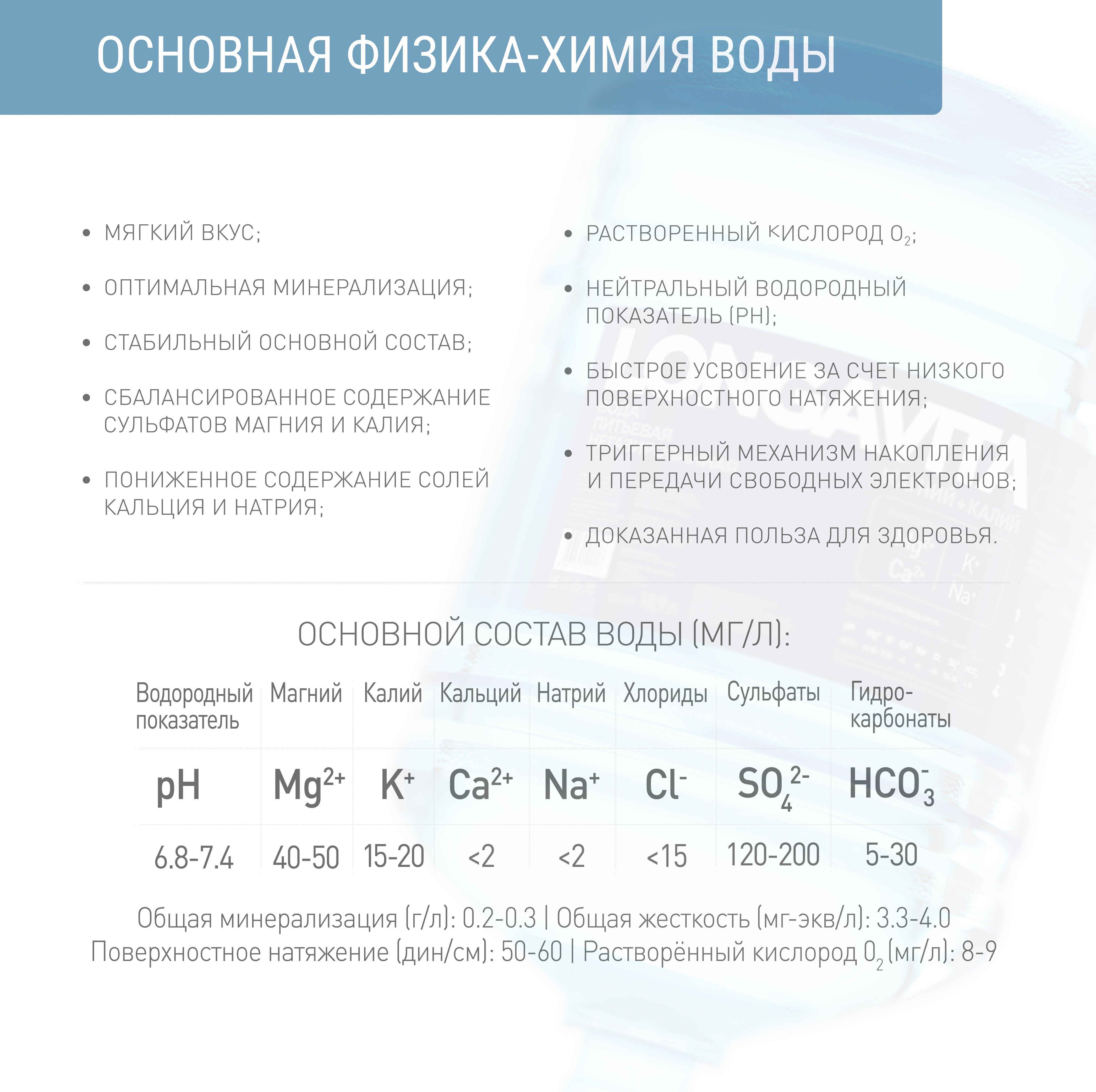 Вода функциональная питьевая LONGAVITA, 19 л, одноразовая тара