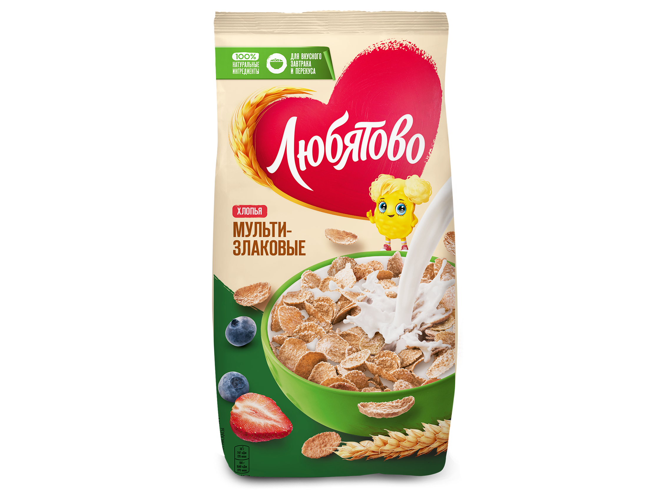 Хлопья мультизлаковые, 250 гр.