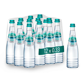 Вода питьевая минеральная ЧЕРНОГОЛОВКА 0,33 л, газ, стекло