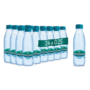 Вода питьевая артезианская ЧЕРНОГОЛОВКА 0,25 л, без газа, ПЭТ