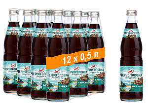 Лимонад ЧЕРНОГОЛОВКА Байкал 0,5 л, газ, стекло