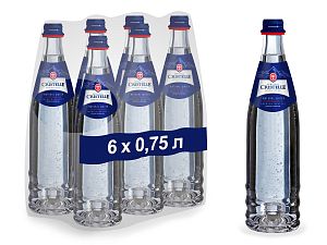 Вода питьевая природная СRISTELLE 0,75 л, газ, стекло, премиум