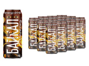 Энергетик БАЙКАЛ natural energy кофе-лимон 0,45 л, ж/б