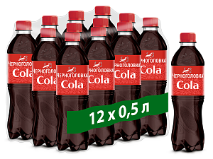 ЧЕРНОГОЛОВКА Кола 0,5 л, газ, ПЭТ