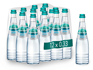 Вода питьевая минеральная ЧЕРНОГОЛОВКА 0,33 л, без газа, стекло